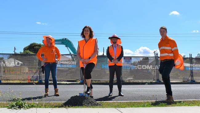 Works have begun on the new and improved East Ipswich train station.