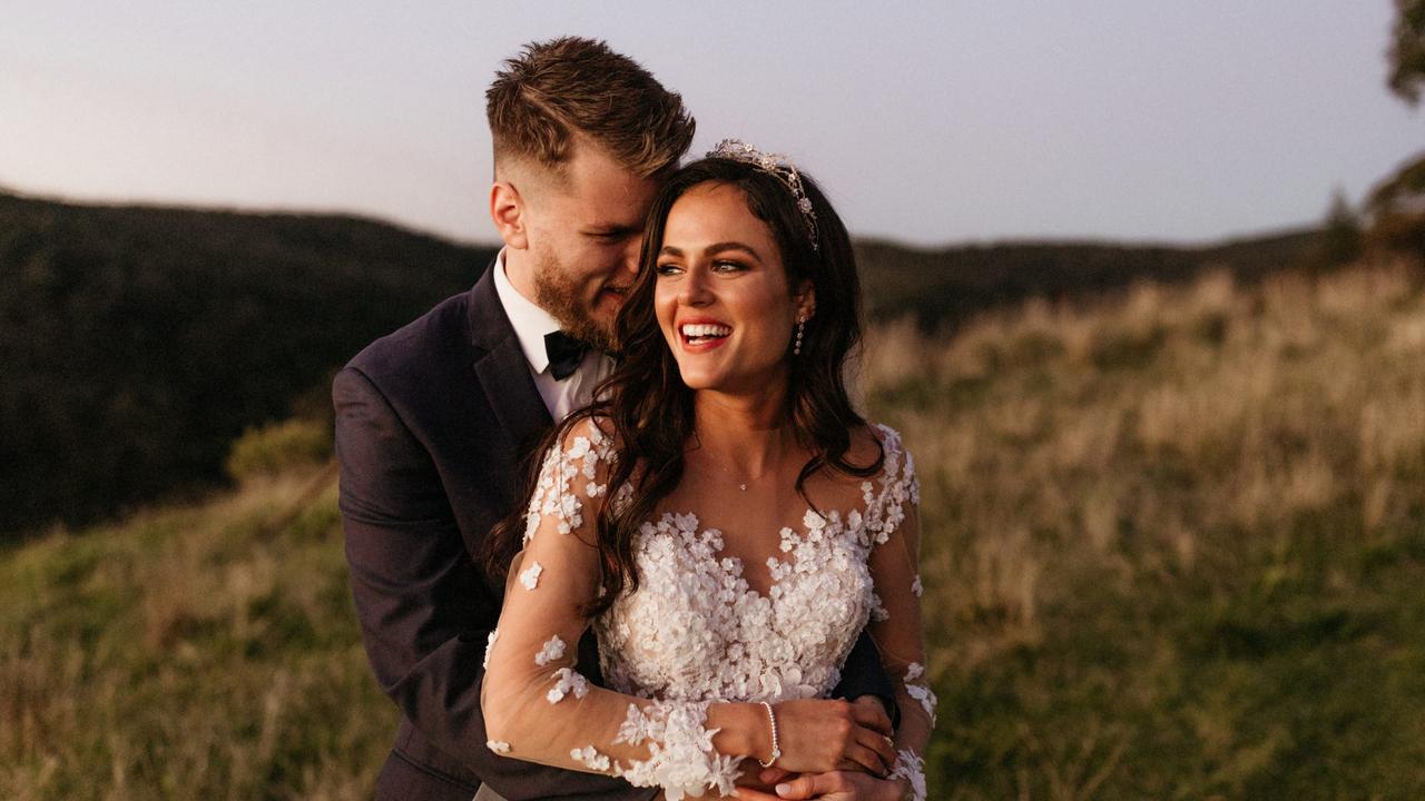 Wedding of Felicity Leighton &amp; Phillip Moss. Picture: Dan Evans Photography