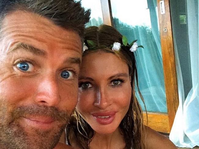 Pete Evans and Nicola Robinson Evans. Picture: Instagram