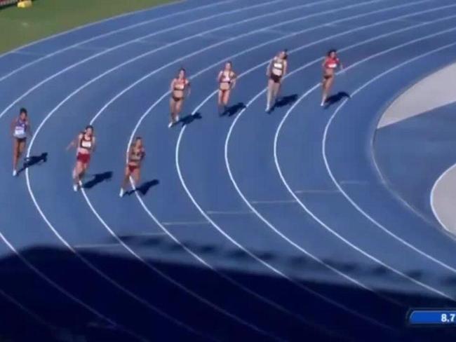 Amaya Mearns runs 23.15 seconds in U18 girls 200m final 