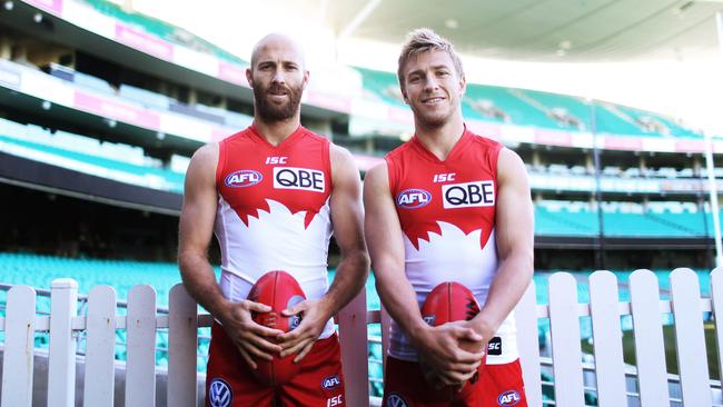 Jarrad McVeigh and Kieren Jack will play their last game at the SCG. Picture: Phil Hillyard