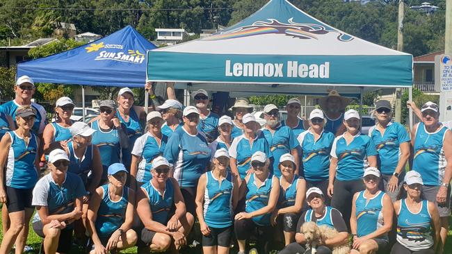 RAINBOW DRAGONS: The highly motivated Lennox Head Rainbow Dragons were thrilled when their women’s 20s team earned silverware for their poolroom after they took out second place at the Currumbin Regatta. Now they face more training ahead of the Coast to Coast Regatta next month.