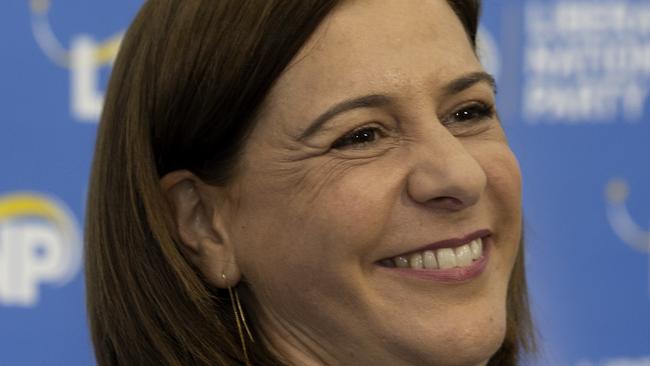 Brisbane AUSTRALIA - NewsWire Photos October 31, 2020: Queensland opposition leader Deb Frecklington concedes defeat at the LNP election night reception at the Emporium in South Brisbane. Picture: NCA NewsWire / Sarah Marshall