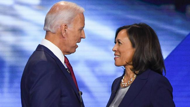 Joe Biden and Kamala Harris. Picture: AFP