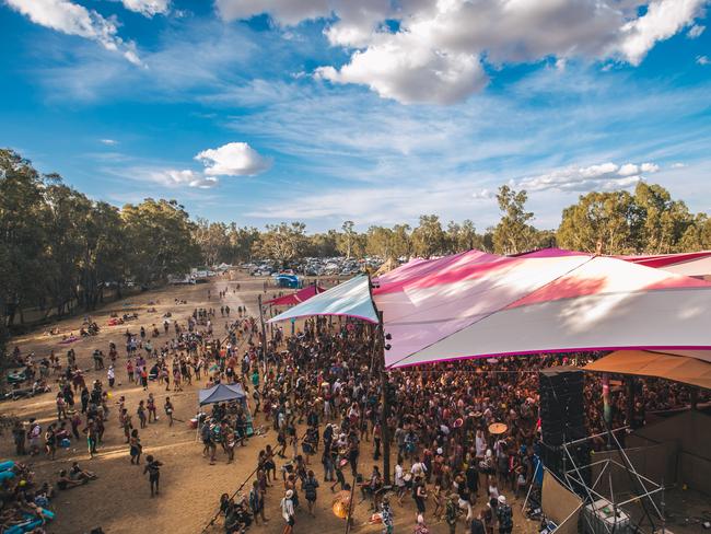 The Strawberry Fields Festival at Tocumwal in the Southern Riverina.