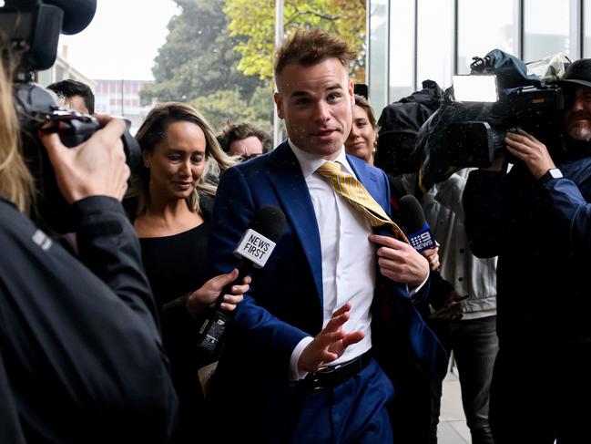 Former Seven network Spotlight producer Taylor Auerbach. Picture:AAP