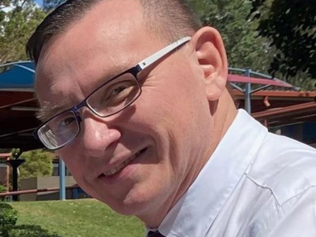 Patric Brady, who was the principal of Oxenford State School from 2018, was arrested on Tuesday in Pimpama by detectives from Taskforce Argos.