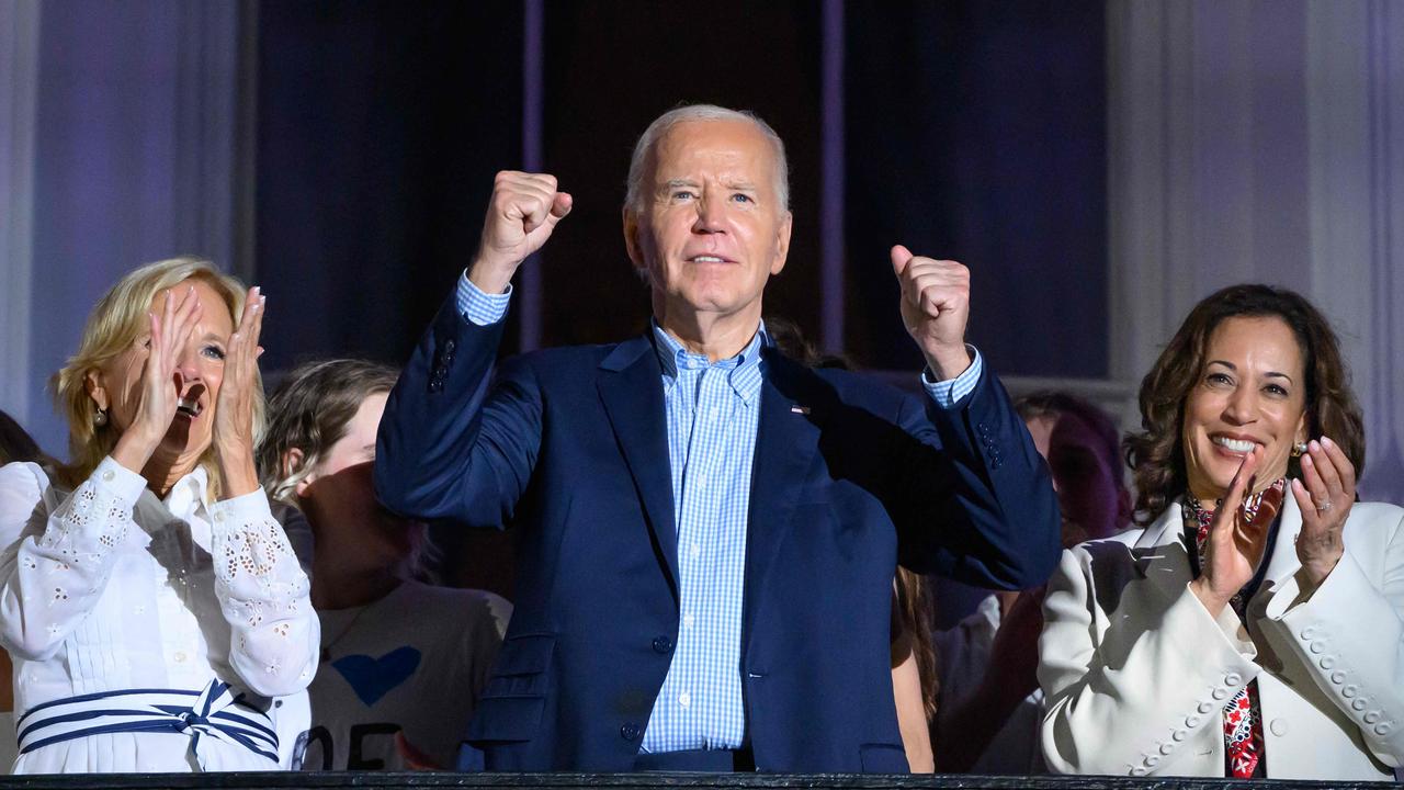 US President Joe Biden and First Lady Jill Biden have endorsed Kamala Harris. Picture: AFP