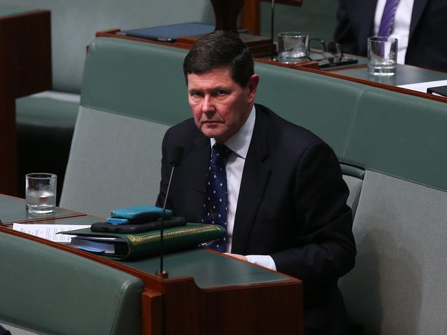 Victorian Liberal MP and former minister Kevin Andrews has demanded an explanation on funding modelling he claims has been kept from MPs. Picture: Kym Smith