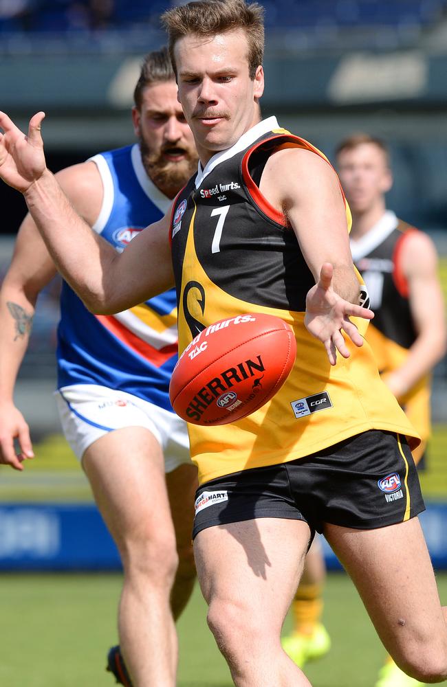 Bailey Rice in action for Dandenong Stingrays in the TAC Cup. Picture: Josie Hayden