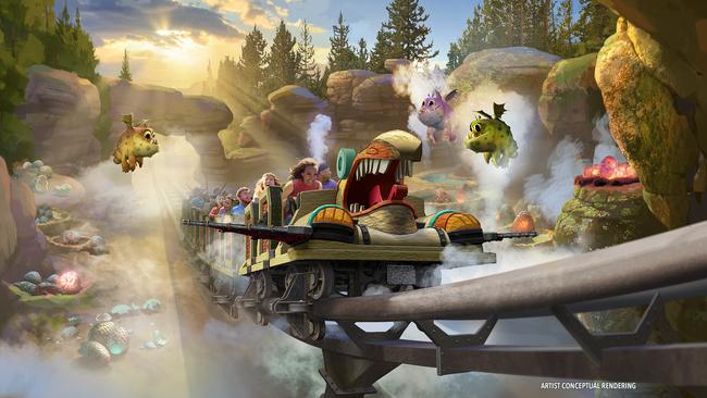 Hiccup's Wing Gliders is a family thrill coaster, reaching speeds up to 45mph (72km/h). Photo: Universal Epic Universe