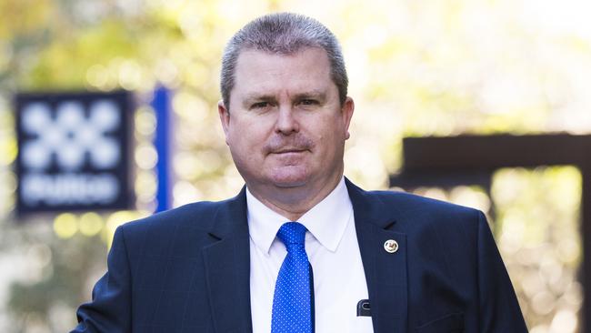 Commander of the NSW Police Cybercrime Squad Detective Superintendent Matt Craft. Picture: Dylan Robinson