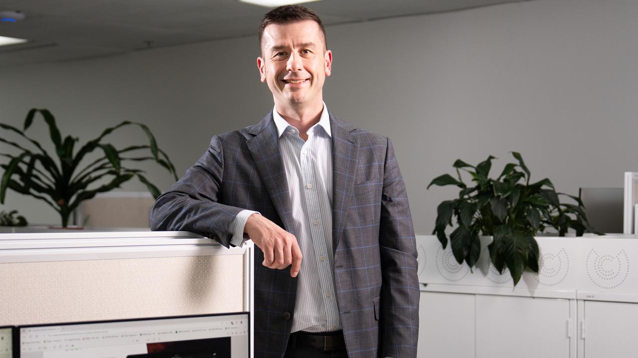 Consunet CEO Kuba Kabacinski at the company’s offices in Adelaide. Picture: Tim Joy