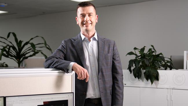 Consunet CEO Kuba Kabacinski at the company’s offices in Adelaide. Picture: Tim Joy