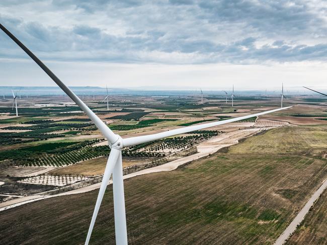 Monegros wind farm in Spain. Supplied by Copenhagen Infrastructure Partners