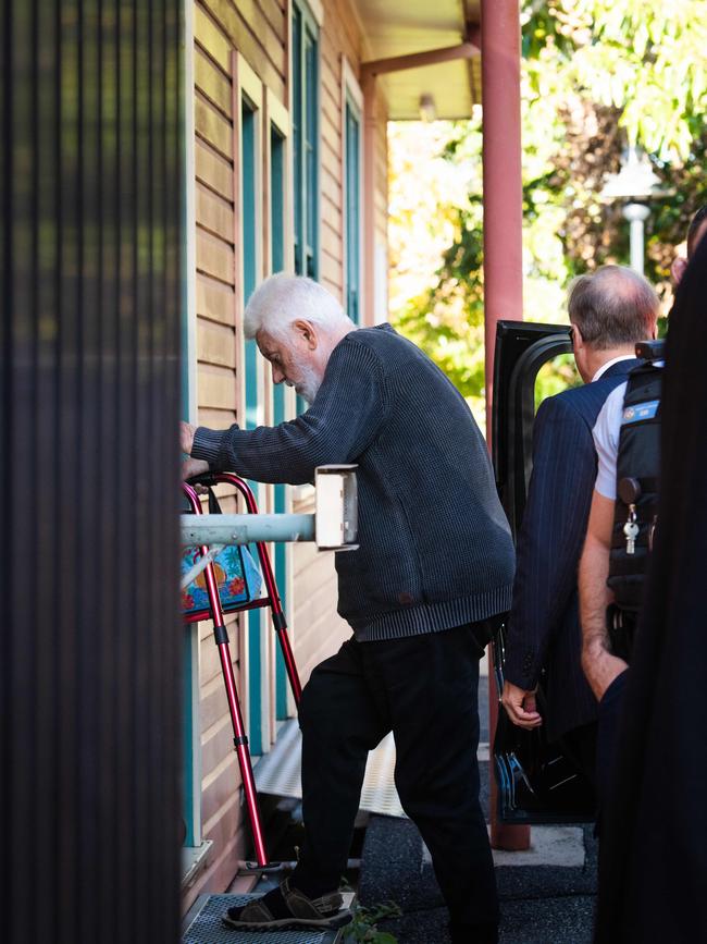 01-06-2023 - Ric Blum is pictured entering Lismore local court for the inquiry into the disappearance of Marion Barter. Picture: Elise Derwin / The Australian