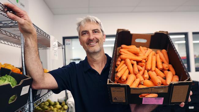 Geelong Food Relief Centre chief executive Andrew Schauble says demand for the charity’s service is significantly increase. Picture: Alan Barber