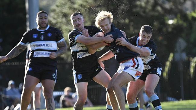 Terrigal and Erina Eagles played out a thrilling 22-all draw. Picture: Jodie Ward