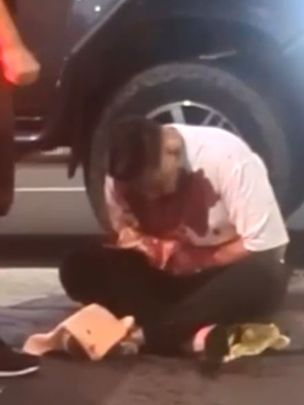 Solicitor Sylvan Singh was shot in the arm and leg.