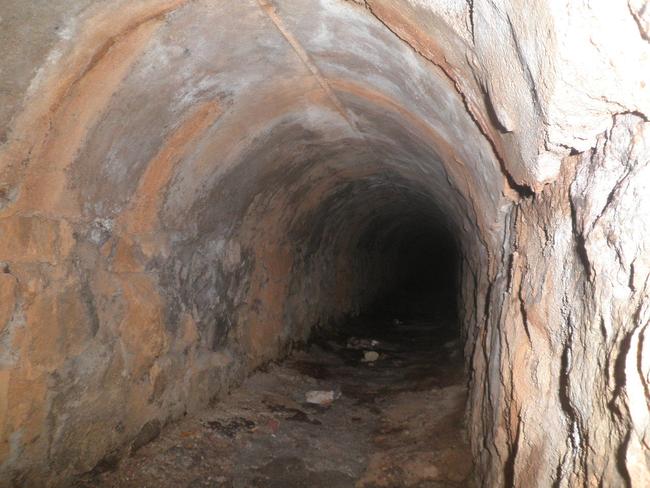 Pictures taken inside the mysterious tunnel unearthed by Telstra contractors on Church St. The council and a wartime historian have confirmed the structure was indeed a stormwater drain.