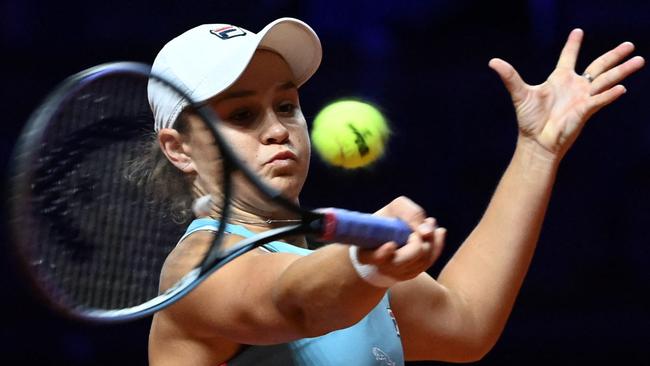 Australia's Ash Barty is on a 13-match winning streak on clay. Picture: AFP