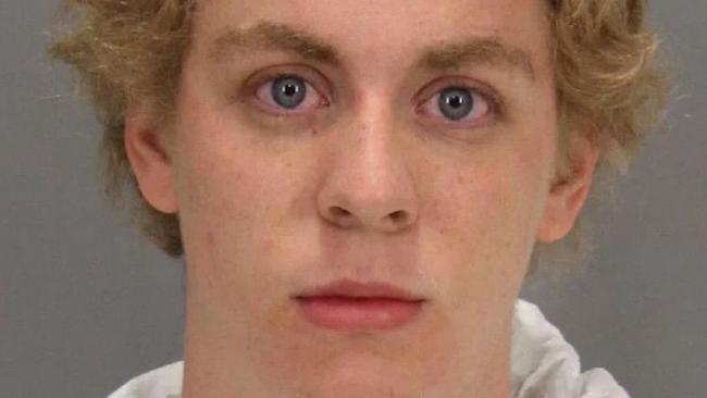 Brock Turner’s mugshot from the night of his initial arrest. Picture: Stanford University Department of Public Safety