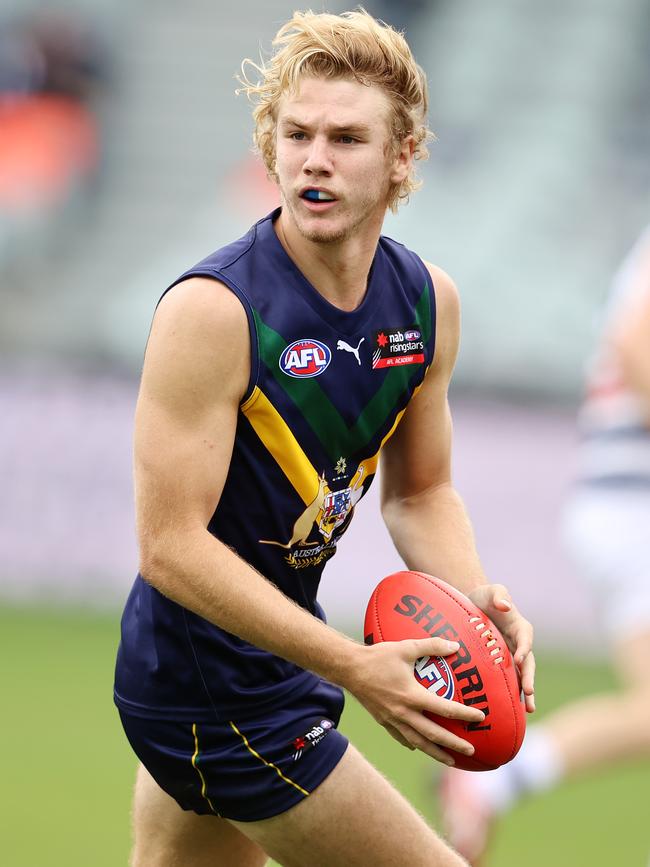 Bucky’s number one pick Jason Horne-Francis is a midfielder with very few weaknesses. Picture: Michael Klein