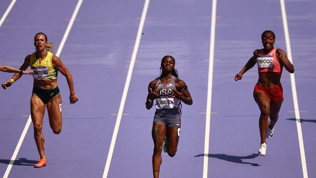 It is the first time an Australian has made the semi final of the 100m since 2000. Picture: Anne-Christine Poujoulat / AFP