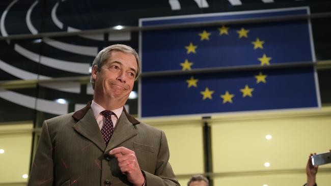 Former Brexit campaigner Nigel Farage is in Australia for a speaking tour. Picture: Sean Gallup/Getty Images