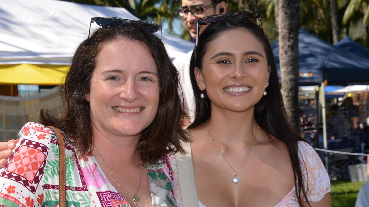 Bridget Vassallo and Alicia Slade at the 2024 Festival of the Knob at Yorkeys Knob on the northern beaches of Cairns. Picture: Bronwyn Farr