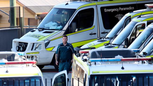 Ambulance ramping is on the state government’s health hit list. File picture: David Clark