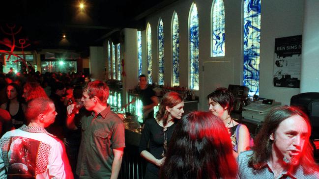 The Monastery Nightclub at Fortitude Valley in 2000. Picture: Steve Pohlner