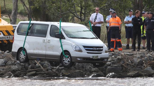 Stephanie King and two of her children died when their car plunged into the flood-swollen Tweed River. Picture: Glenn Hampson