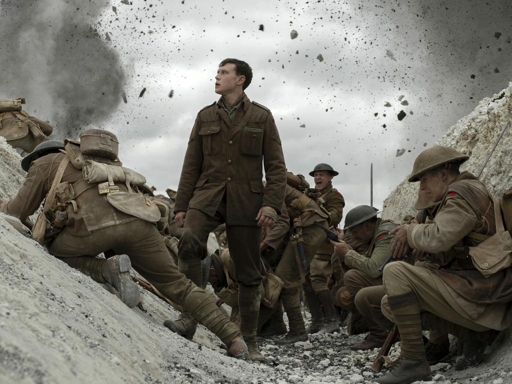 The World War I epic 1917 is up for multiple awards. Picture: AP