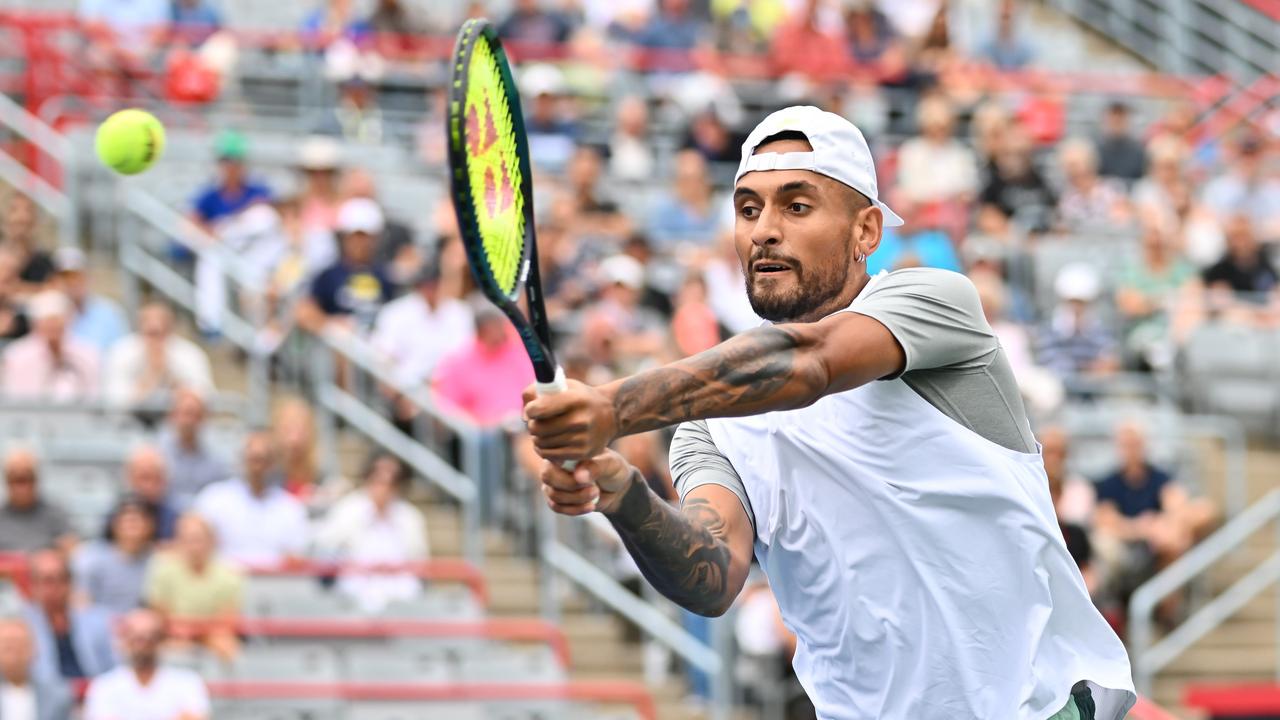 Nick Kyrgios is one of the hottest players on the ATP Tour at the moment. Picture: Getty Images/AFP