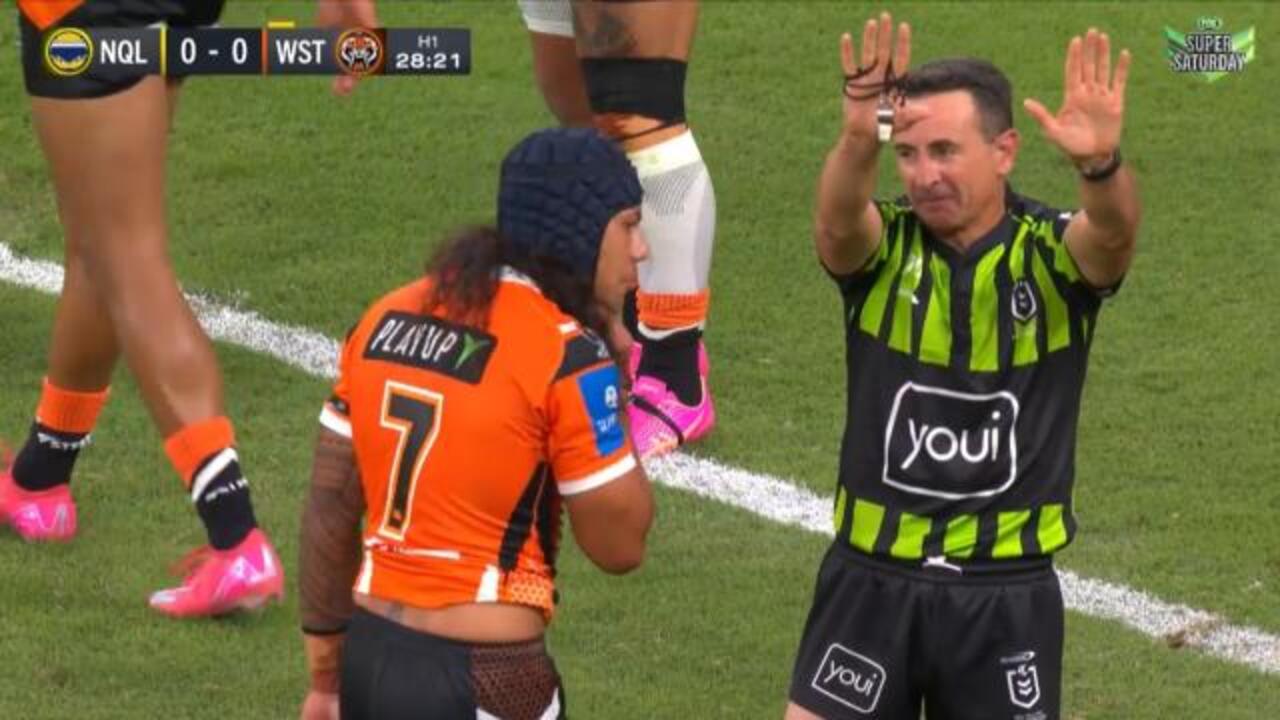 Tigers face two first half sin-bins