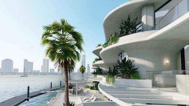 Artist impression of Sherpa Property Group's proposed Chevron Island boutique project planned for Stanhill Drive, Chevron Island