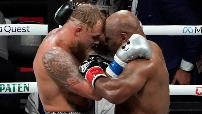 The much-awaited bout resulted in Paul’s victory over formerly-undisputed champion Tyson. Picture: Timothy A. Clary/AFP