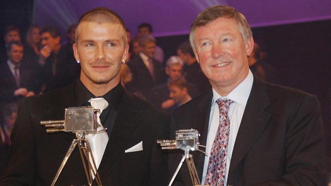 Becks and Alex Ferguson foregd a successful long-term partnership.