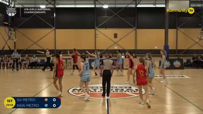 Replay: Basketball Australia Under-18 National Championships Day 4 - South Australia Metro v New South Wales Metro (Girls)