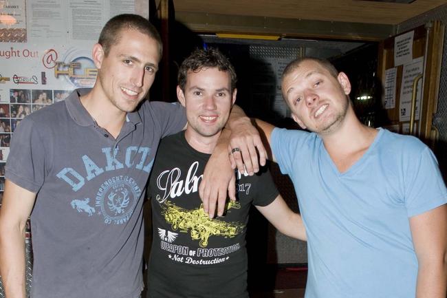 Socials - Doors nightclub, Mackay : Cameron Black, Dennis Murphy and Drew Carden