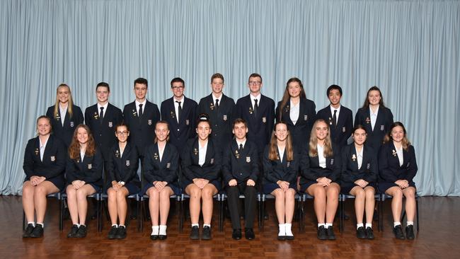 Bowen State High School student leadership team 2020, back from left, Maddison Miller, Craig Maltby, Daniel Wilson, Gregory Reinke, Nathan Homewood, William Atfield, Hannah Jane Jensen, Khoi Tran Dang and Hayley Muir. Front row, Emma Martin, Sarah Riley, Isabel King, Brooke Horstmann, Brodie Ahern, Josh Monsour, Hayley Smith, Ashlyn Hourn, Lillian Markey and Jodie Tilse.