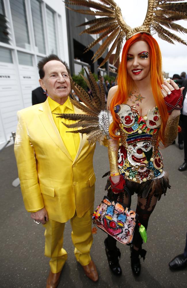 Edelsten proposed to the 25-year-old in the Birdcage at the Melbourne Cup.