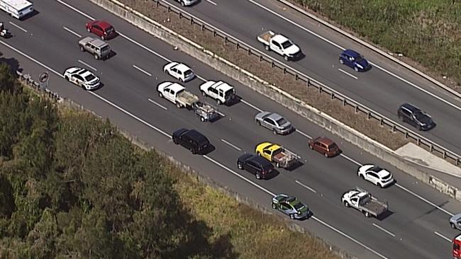 The M1’s reputation for gridlock is a big threat to tourism numbers according to Destination Gold Coast bosses. Photo: 9 News