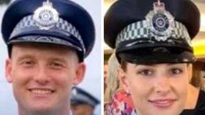 Constables Matthew Arnold and Rachel McCrow were gunned down at the property.