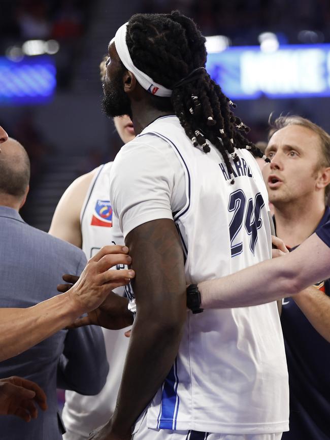 Montrezl Harrell copped a three-game ban in the wake of the John Cain Arena incident on November 17. Picture: Getty Images