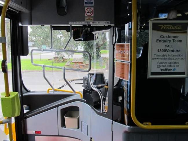 New security screens on some buses protect drivers from violent attacks.