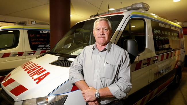 Steve McGhie, state secretary of Ambulance Employees Australia.