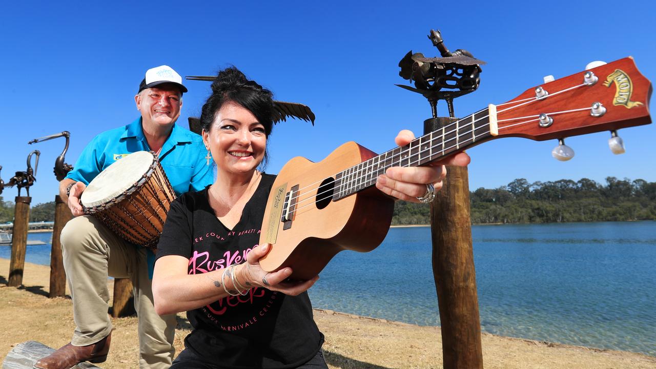 Buskers on the Creek organiser Cindy Jensen relocated her festival to the Sunshine Coast.