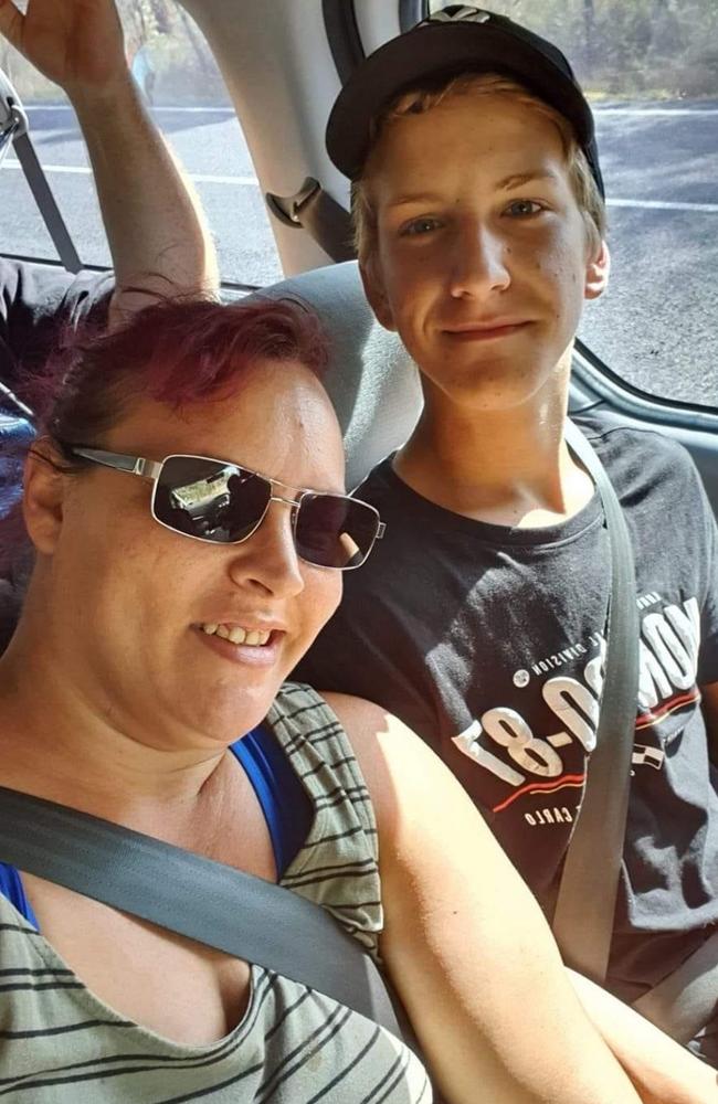 Melissa Hobson with her beloved son Chris Sorensen.